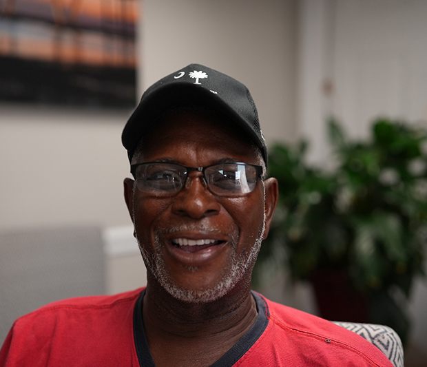 Portrait of happy Carolina Complete Dental patient